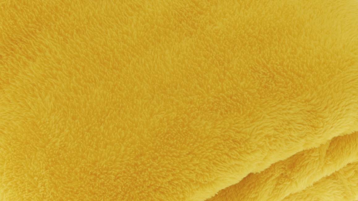 Unique Living Justin plaid polaire jaune bambou