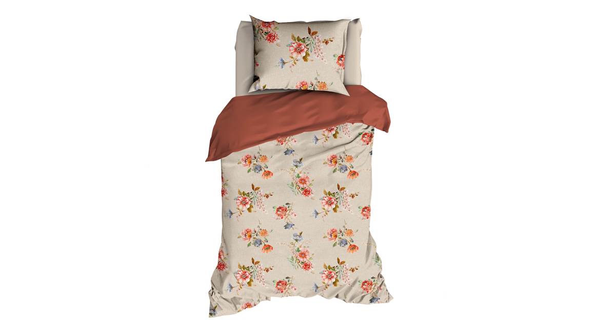 Satin d'Or Eileen housse de couette sable