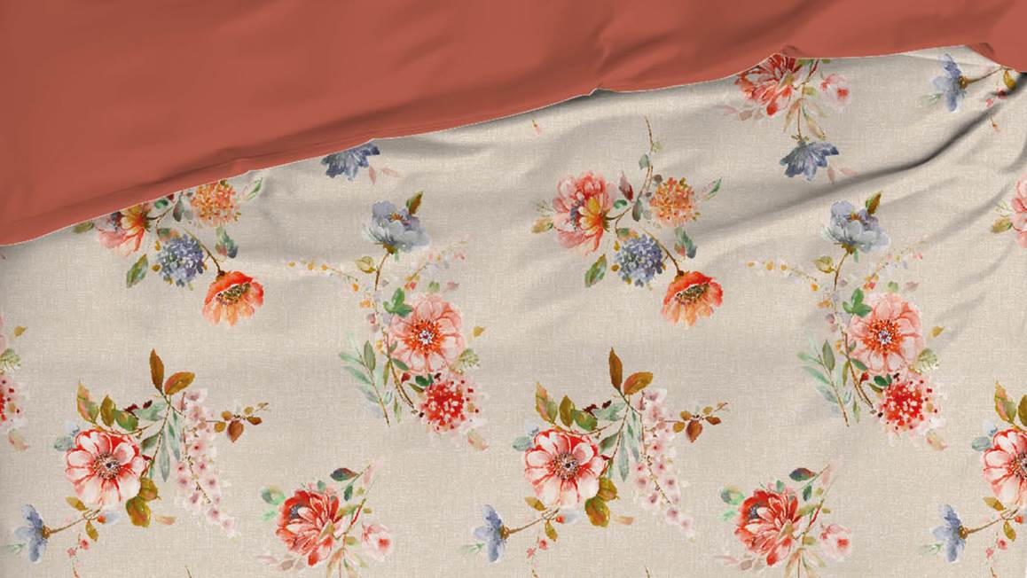 Satin d'Or Eileen housse de couette sable
