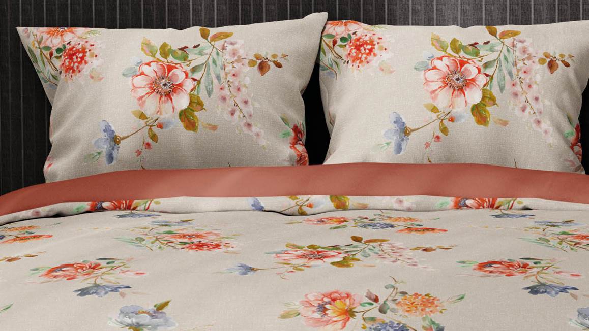 Satin d'Or Eileen housse de couette sable