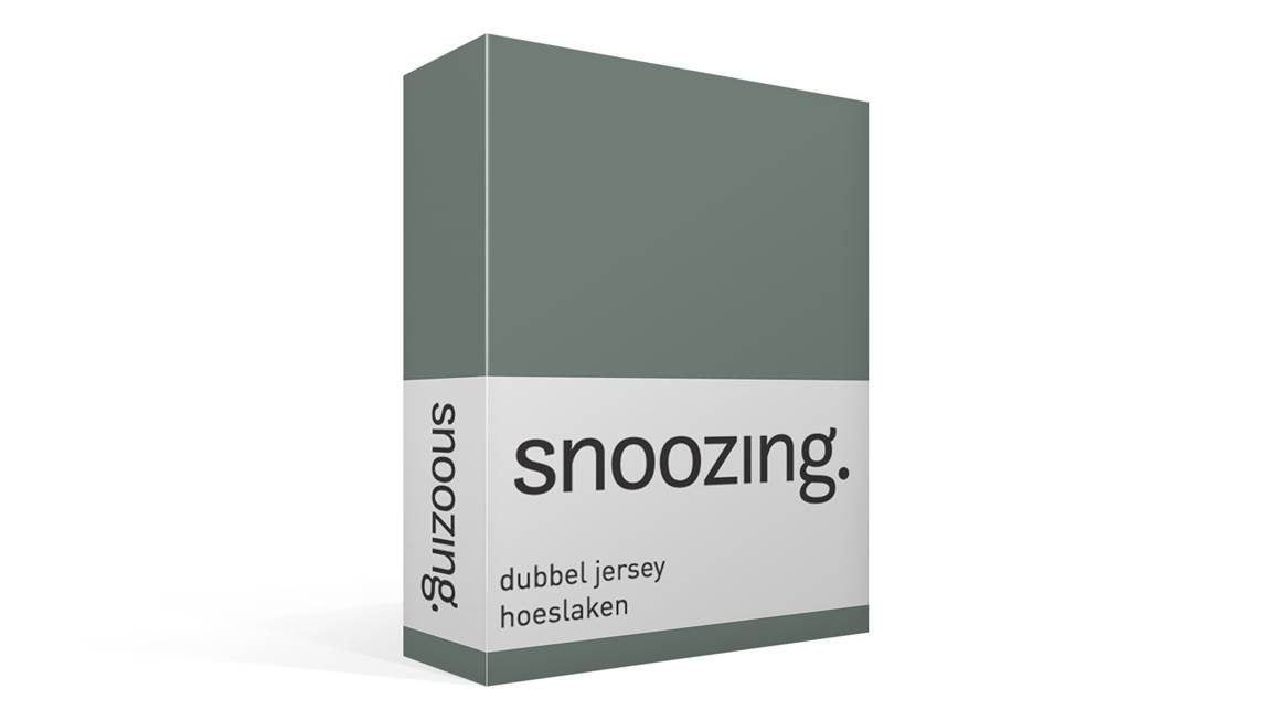 Snoozing drap-housse double jersey