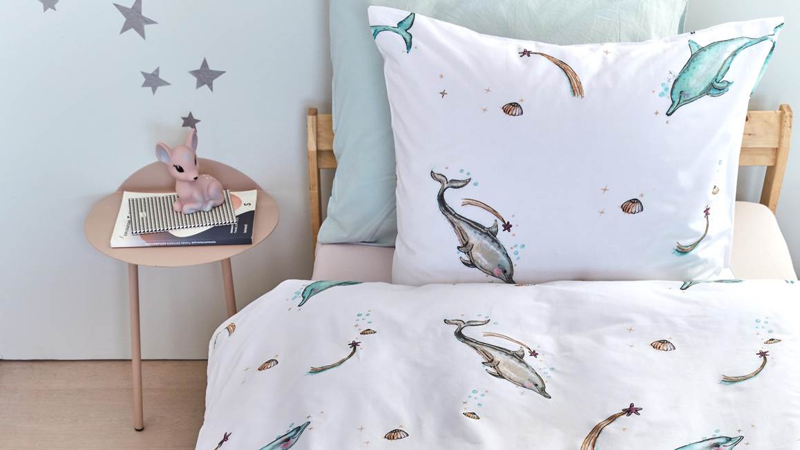 Beddinghouse Kids Dauphins Magiques housse de couette multicolore