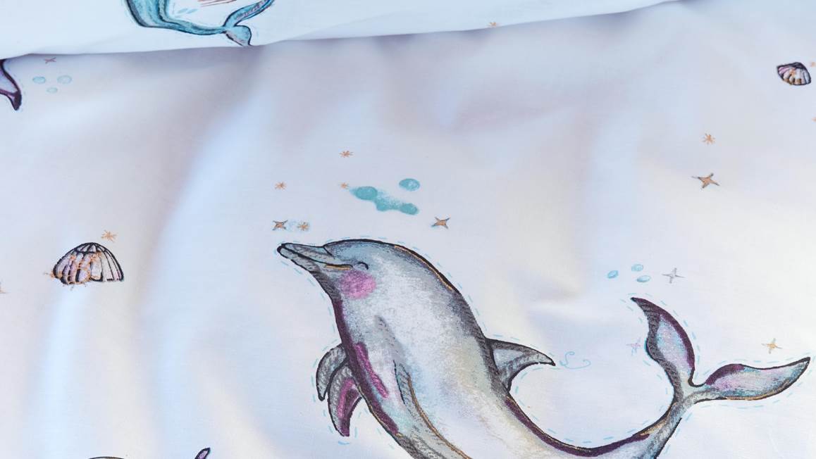 Beddinghouse Kids Dauphins Magiques housse de couette multicolore