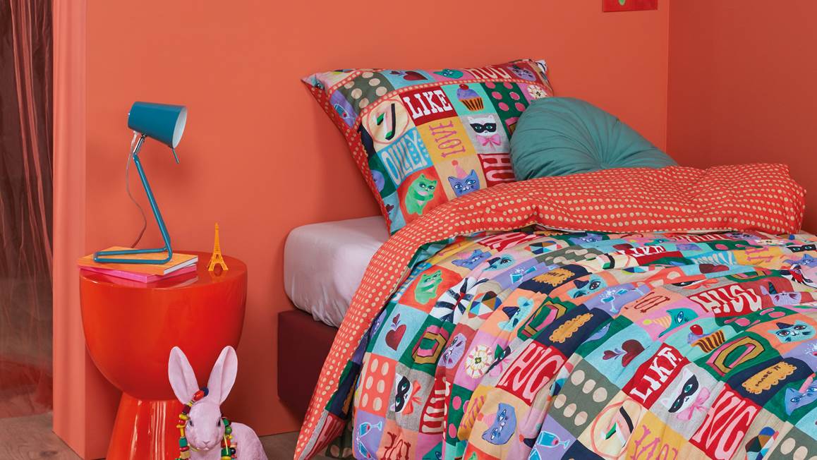 Oilily Color Block housse de couette multicolore