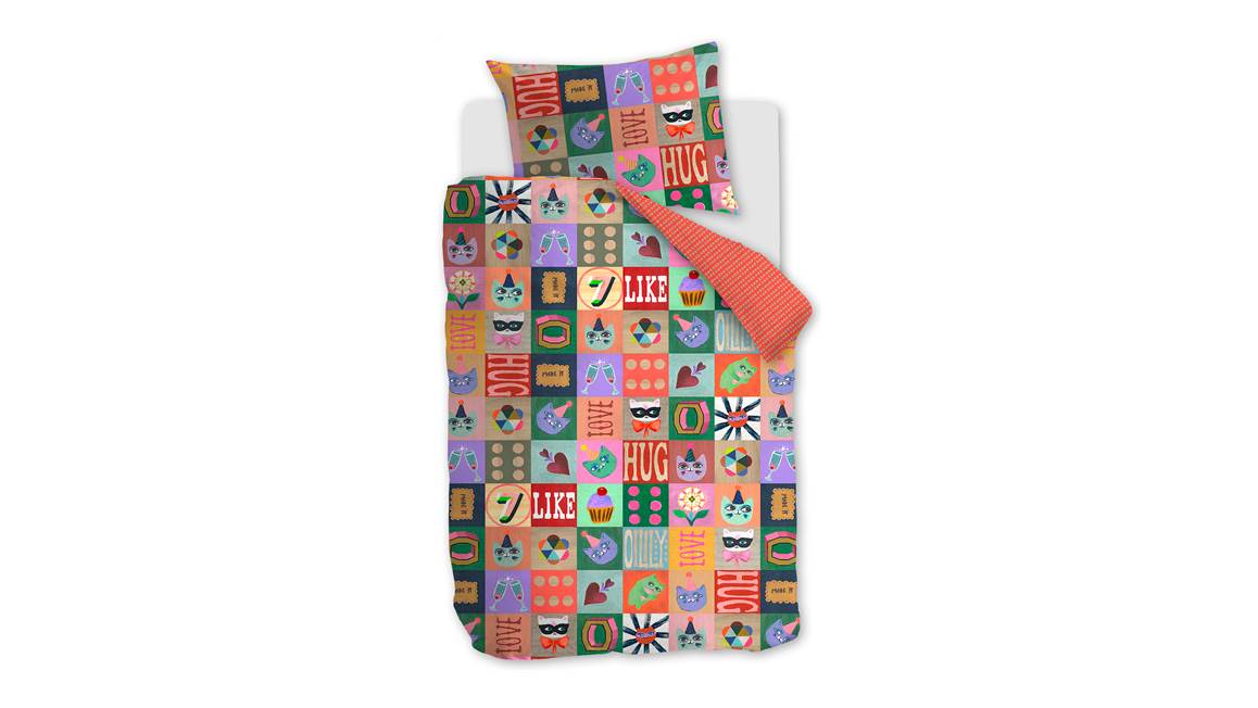 Oilily Color Block housse de couette multicolore