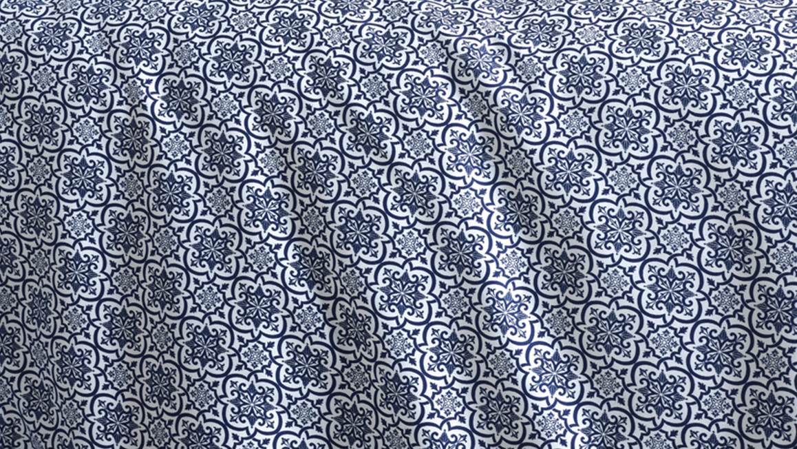 De Witte Lietaer Eloise housse de couette bleu royal