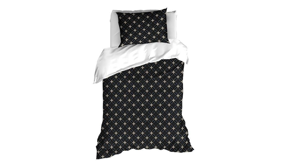 De Witte Lietaer Héro housse de couette noir intense