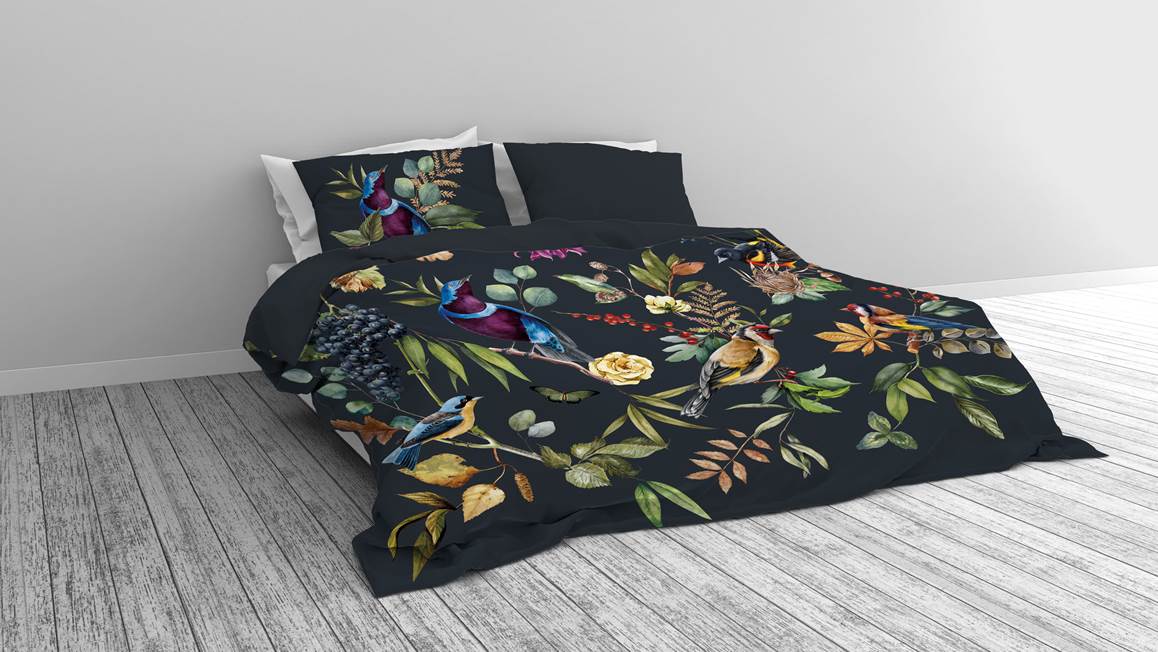Snoozing Chant d’Oiseau housse de couette