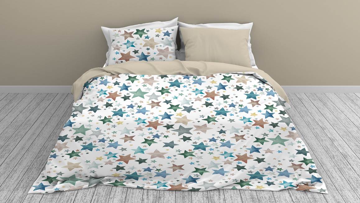 Snoozing Etoiles housse de couette