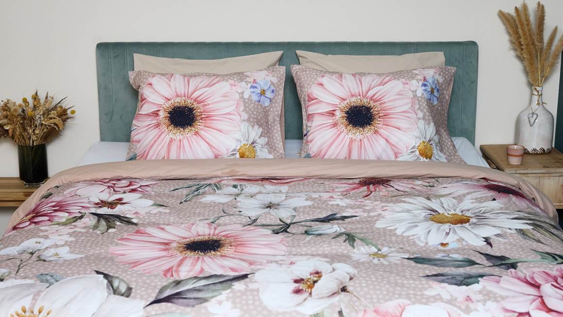 Snoozing Lise housse de couette taupe