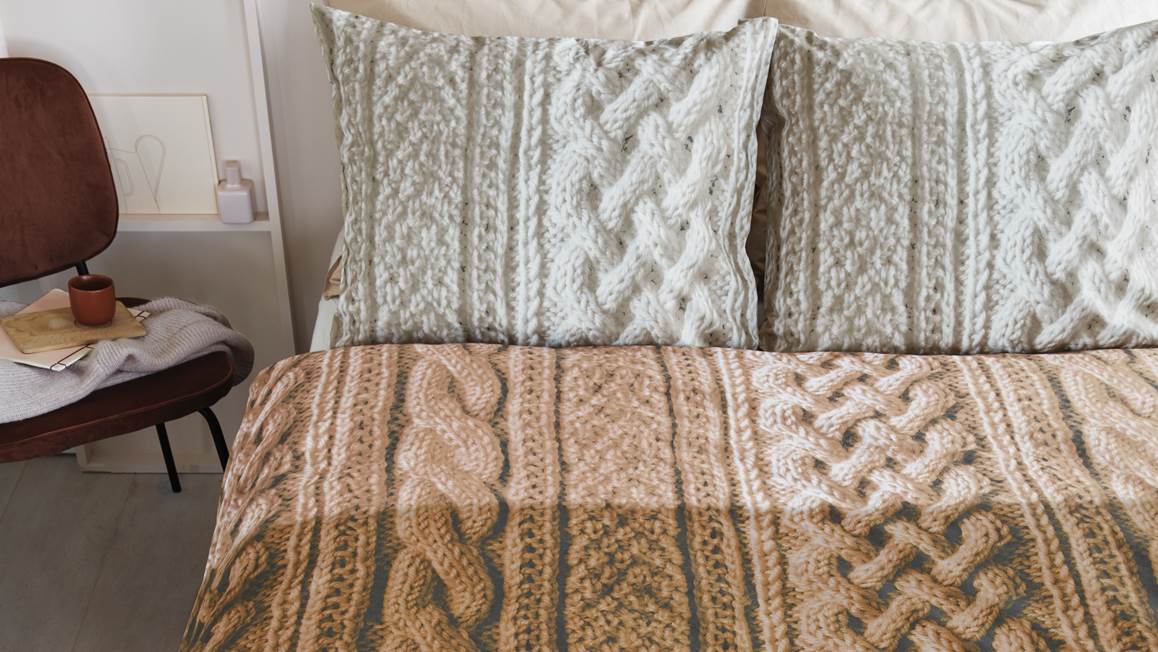 Ariadne at Home Cocon Cosy housse de couette marron