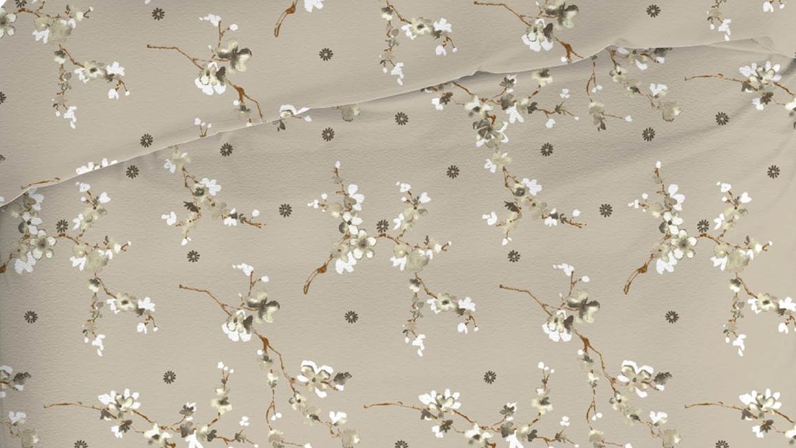 Romanette Hiver Fleuri housse de couette en flanelle