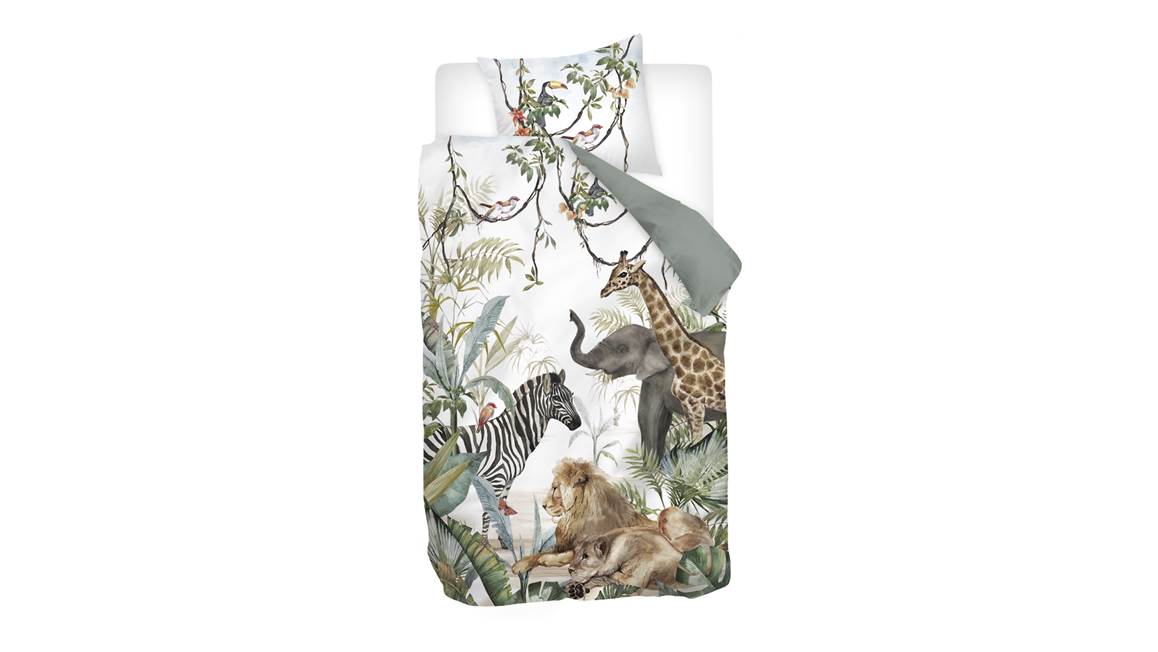 Snoozing Kya housse de couette en flanelle