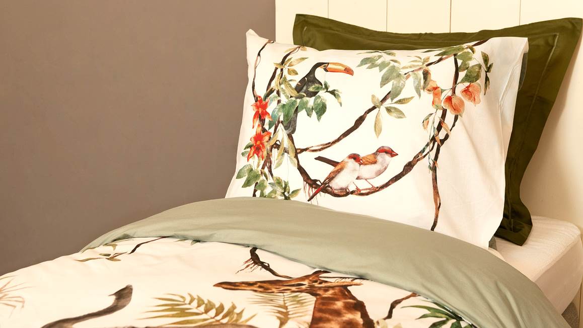Snoozing Kya housse de couette en flanelle