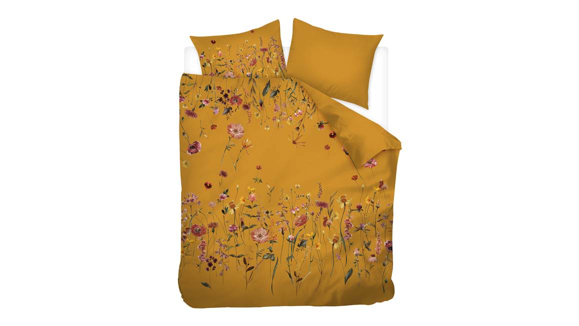 Snoozing Meadow Flowers housse de couette en flanelle