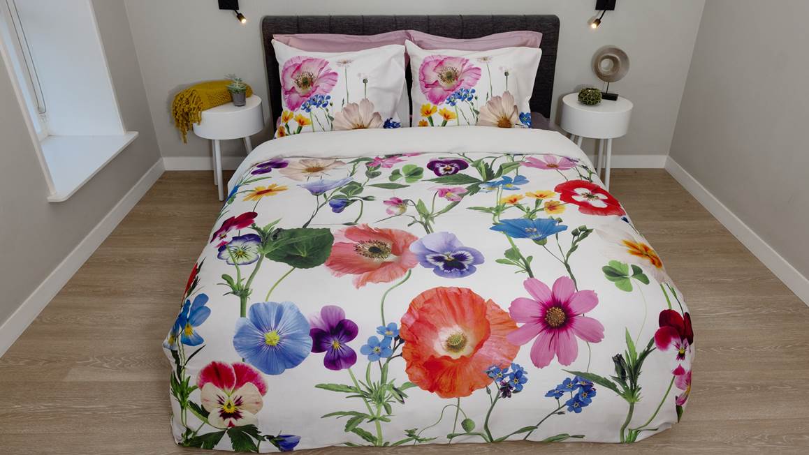 Snoozing Pippa housse de couette en flanelle