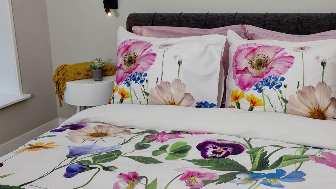 Snoozing Pippa housse de couette en flanelle