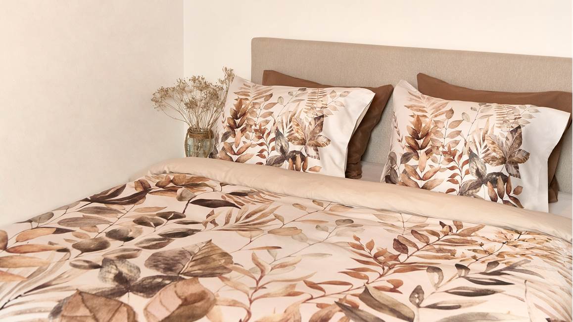Snoozing Rowan housse de couette en flanelle sable