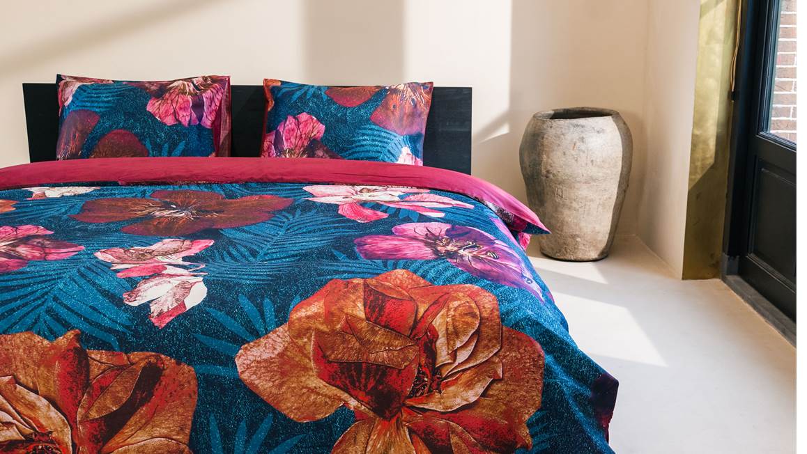 Kayori Morina housse de couette rouge
