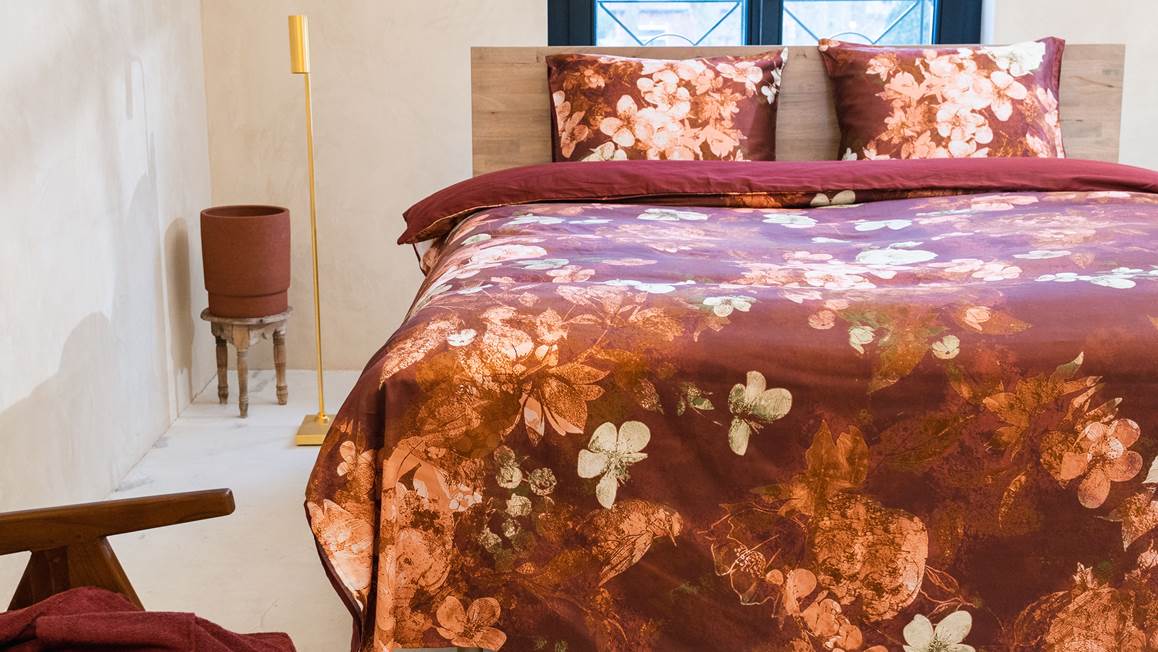 Kayori Senji housse de couette rouge