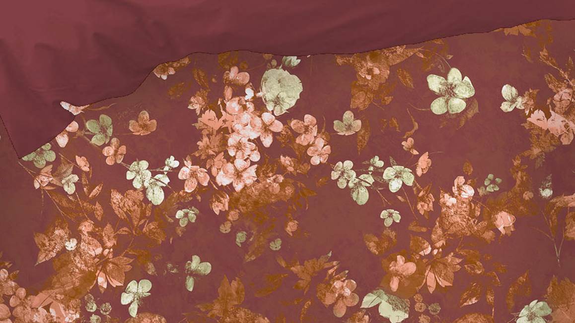 Kayori Senji housse de couette rouge