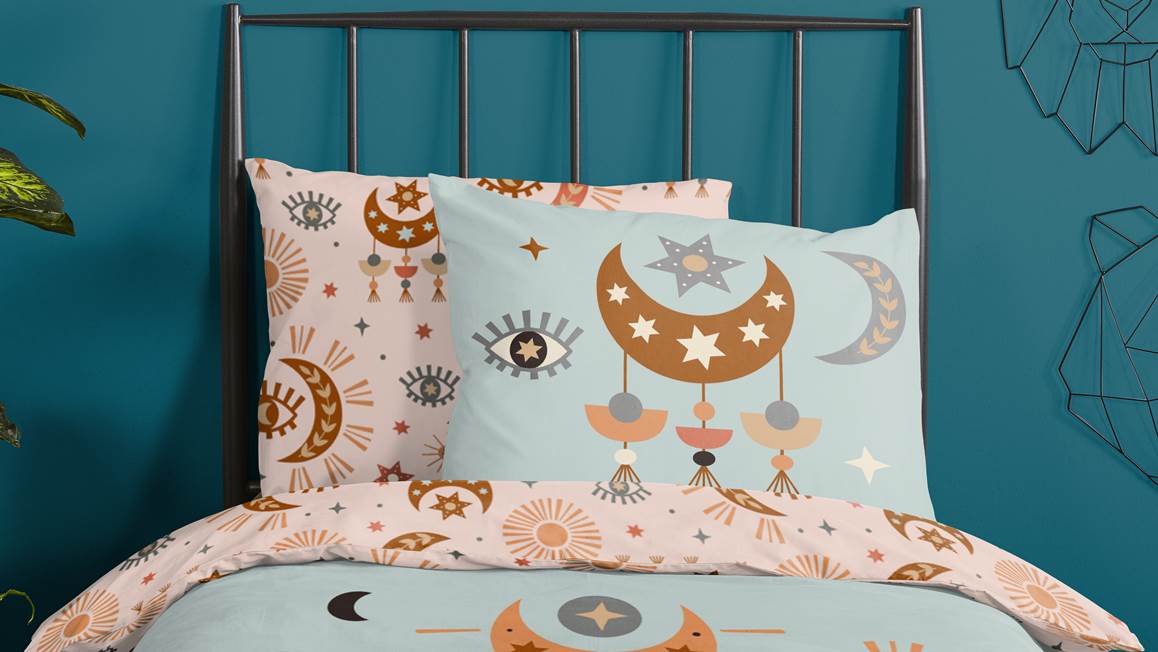 Good Morning Magic housse de couette multicolore