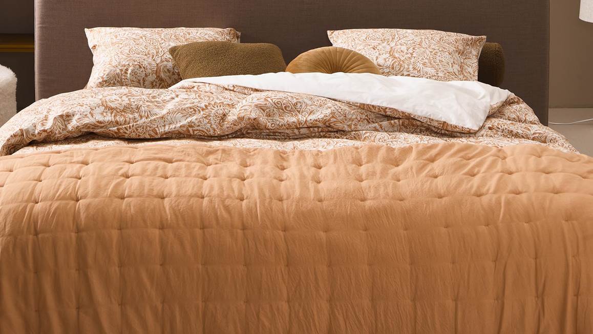 Essenza Ruth plaid taupe