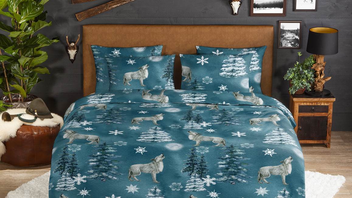 Good Morning Minuit housse de couette en flanelle