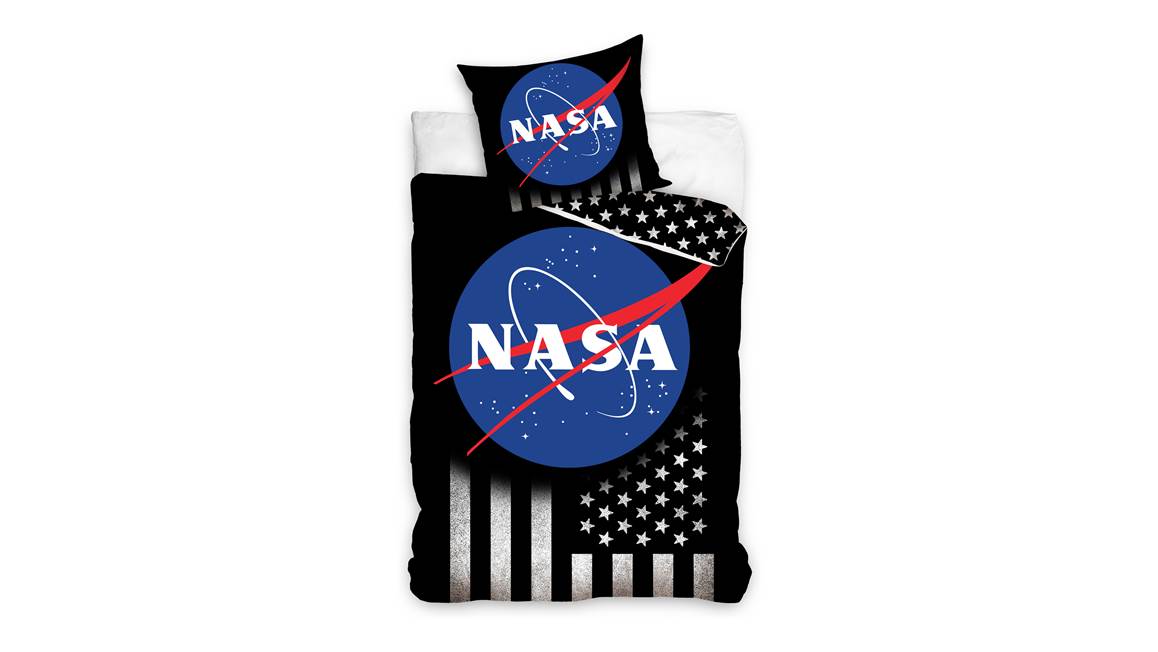 NASA housse de couette noir