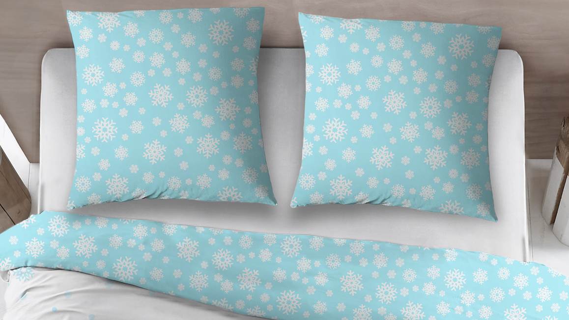 Snoozing Dolly housse de couette en flanelle multicolore