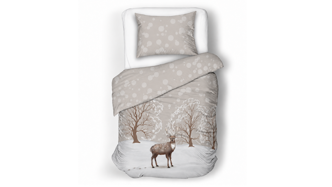 Snoozing Dora housse de couette en flanelle