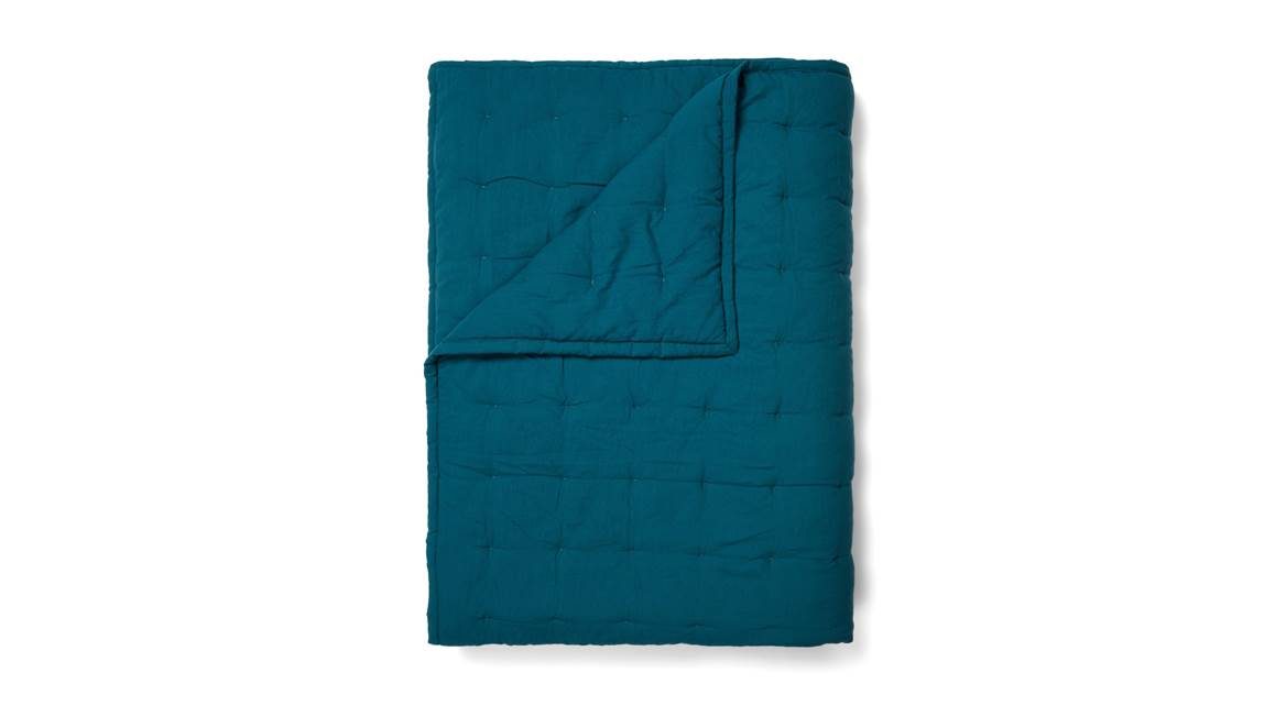 Essenza Ruth couvre-lit turquoise