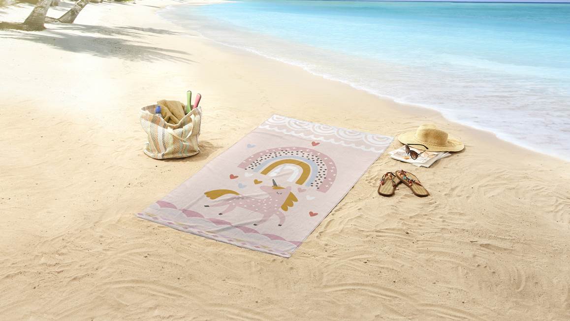 Good Morning Unilove serviette de plage