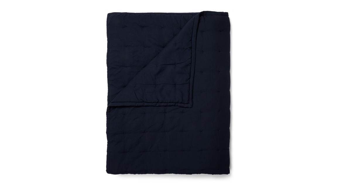 Essenza Ruth couvre-lit bleu nuit