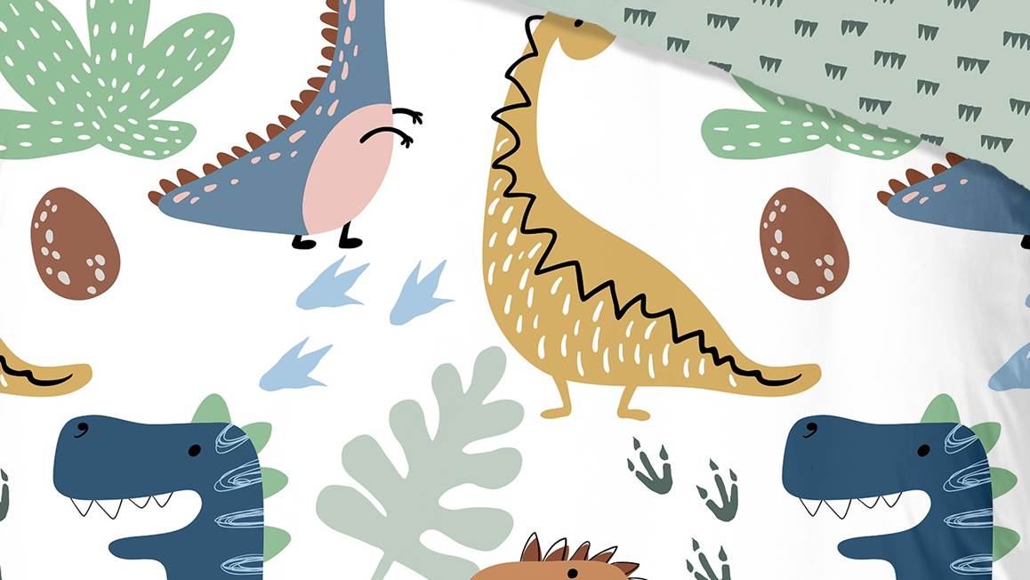 Good Morning Dino housse de couette