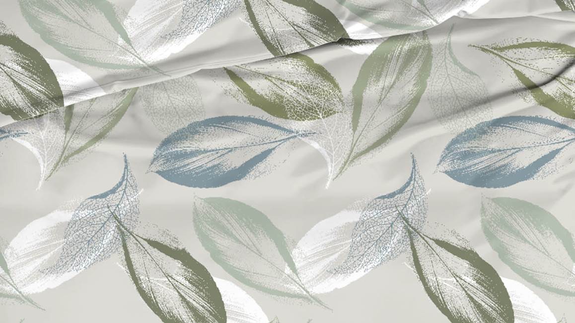 Satin d'Or Feuilles housse de couette