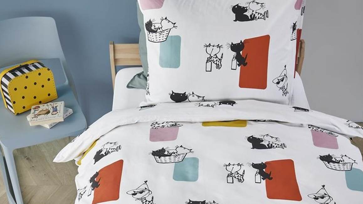Fiep Amsterdam Vrienden housse de couette