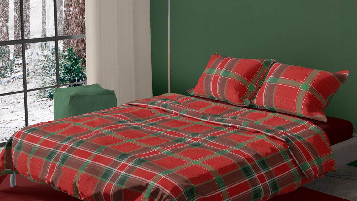 Romanette Colpasso housse de couette en flanelle