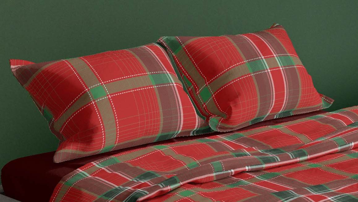 Romanette Colpasso housse de couette en flanelle