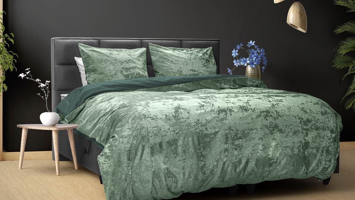 Dreamhouse Crushed Velvet housse de couette
