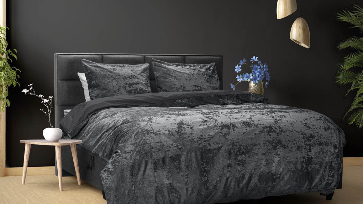 Dreamhouse Crushed Velvet housse de couette