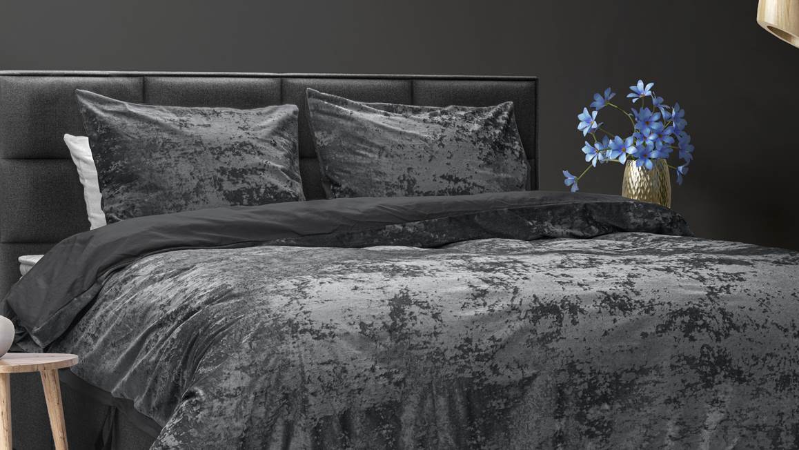 Dreamhouse Crushed Velvet housse de couette