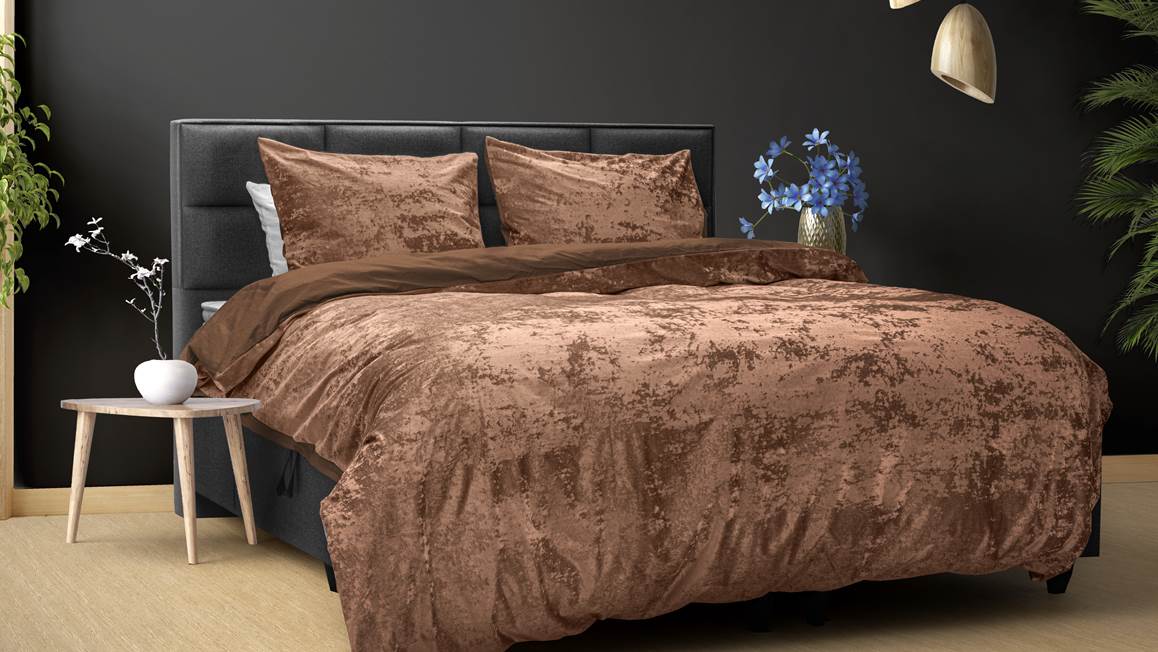 Dreamhouse Crushed Velvet housse de couette