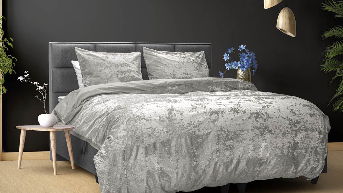 Dreamhouse Crushed Velvet housse de couette