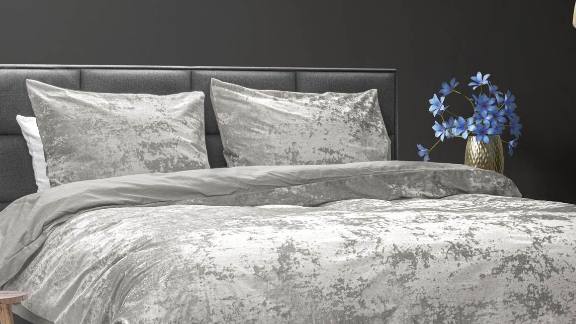 Dreamhouse Crushed Velvet housse de couette