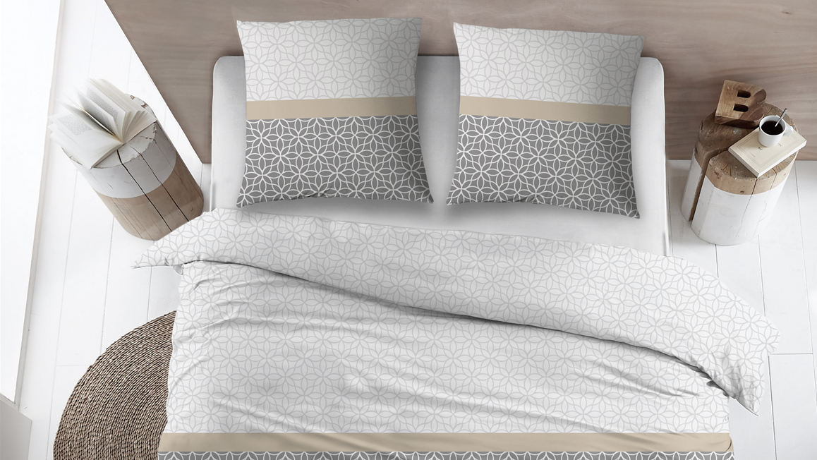 Snoozing Eva housse de couette en flanelle