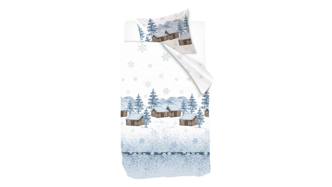 Snoozing Eve housse de couette en flanelle