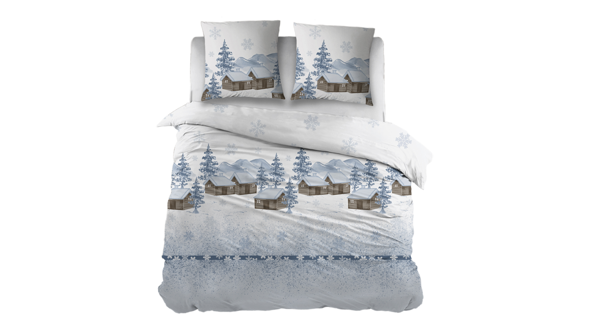 Snoozing Eve housse de couette en flanelle