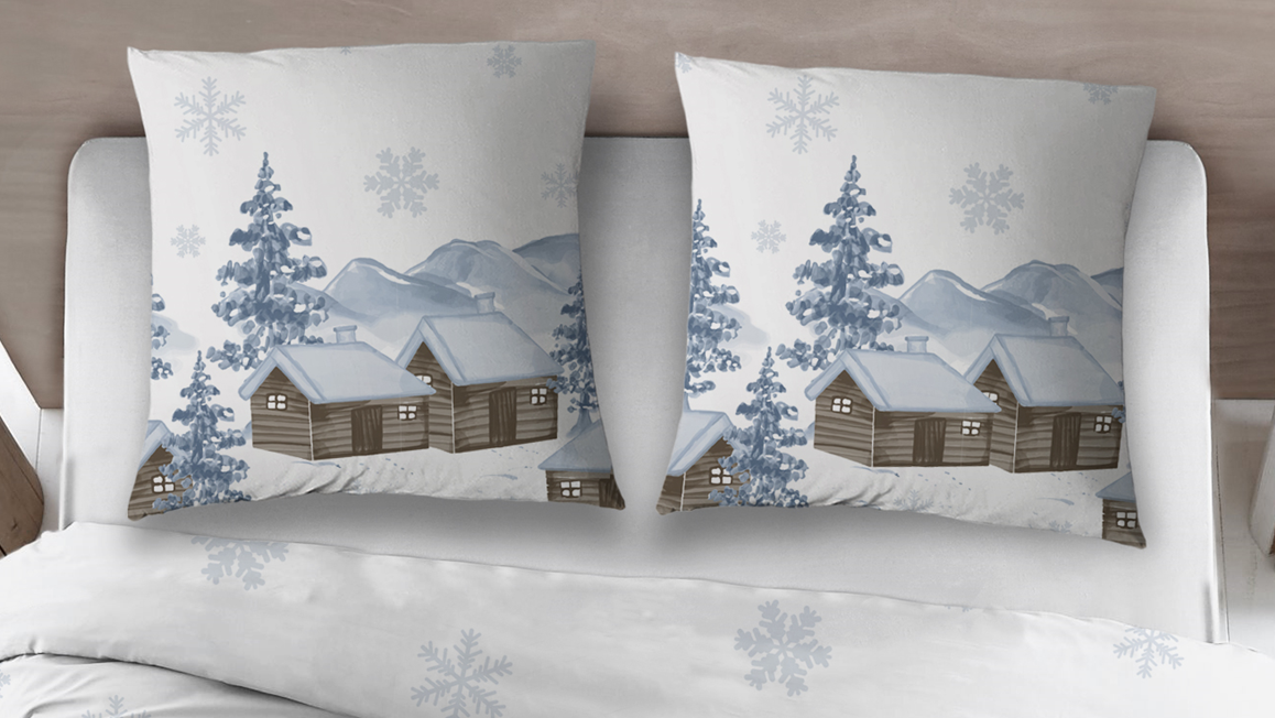 Snoozing Eve housse de couette en flanelle