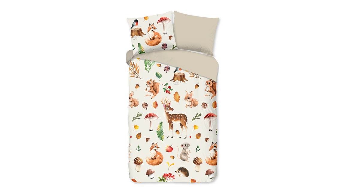 Good Morning Autumn housse de couette en flanelle